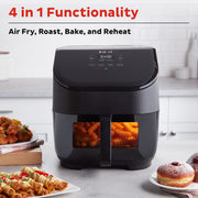 5 Quart Single Basket Air Fryer With Clear Window 