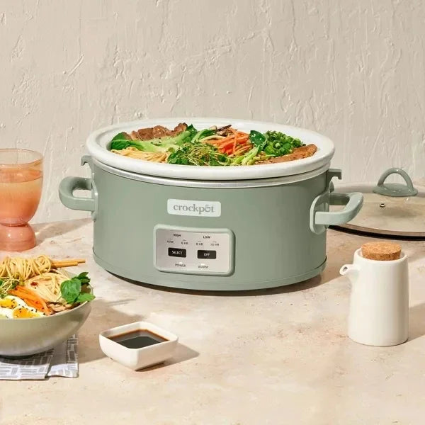 6qt Cook And Carry Programmable Slow Cooker 