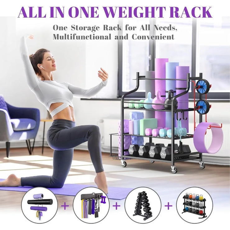 Yoga Mat Storage Racks,Home Gym Storage Rack