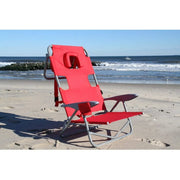 Adjustable Portable Beach Chair with Cup Holder - Peak Living Shop