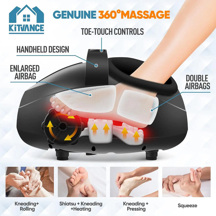 Foot Massage Heating Therapy Hot Compression Machine - Peak Living Shop