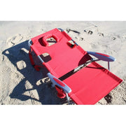 Adjustable Portable Beach Chair with Cup Holder - Peak Living Shop